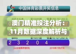 澳門精準(zhǔn)投注分析：11月數(shù)據(jù)深度解析與VAE3.74.27無線版設(shè)計(jì)