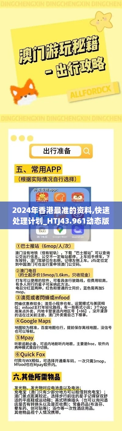 2024年香港最準(zhǔn)的資料,快速處理計劃_HTJ43.961動態(tài)版