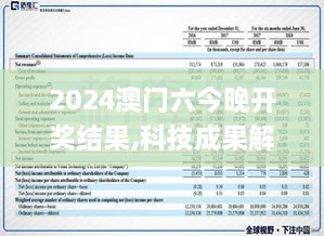 2024澳門六今晚開獎結果,科技成果解析_KXL43.510月光版