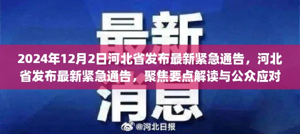 河北省最新緊急通告解讀與公眾應(yīng)對(duì)指南，聚焦要點(diǎn)解讀