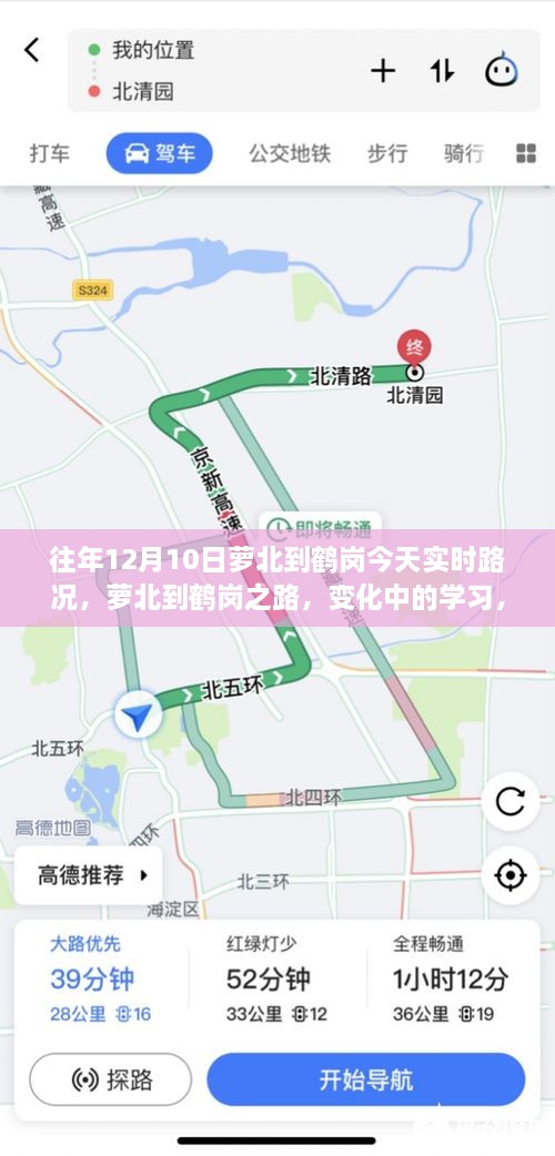 蘿北至鶴崗之路，實時路況下的學(xué)習(xí)與力量之旅