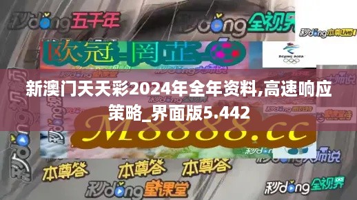 新澳門(mén)天天彩2024年全年資料,高速響應(yīng)策略_界面版5.442