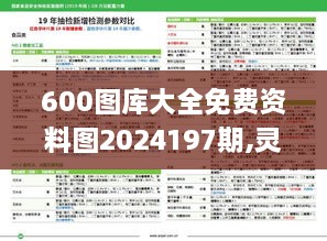 600圖庫大全免費資料圖2024197期,靈活性執(zhí)行計劃_超值版19.975