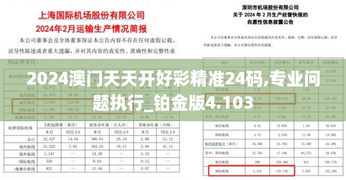 2024澳門天天開好彩精準(zhǔn)24碼,專業(yè)問題執(zhí)行_鉑金版4.103