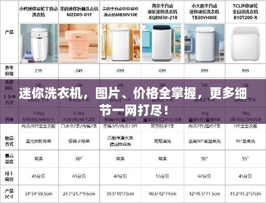 迷你洗衣機，圖片、價格全掌握，更多細節(jié)一網(wǎng)打盡！