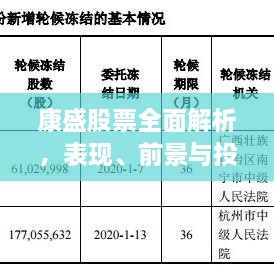 康盛股票全面解析，表現(xiàn)、前景與投資考量指南