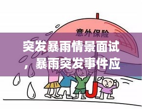 突發(fā)暴雨情景面試，暴雨突發(fā)事件應急預案 