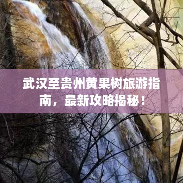 武漢至貴州黃果樹旅游指南，最新攻略揭秘！