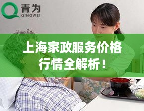 上海家政服務價格行情全解析！