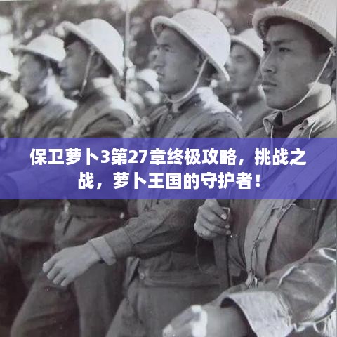 保衛(wèi)蘿卜3第27章終極攻略，挑戰(zhàn)之戰(zhàn)，蘿卜王國的守護(hù)者！